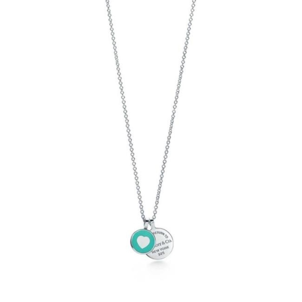 Return to Tiffany Mini Double Circle Tags